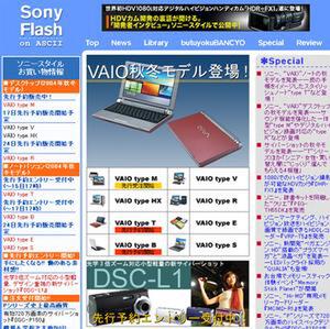 Sony Flash on ASCII