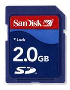 2GBの『SanDisk SDカード』