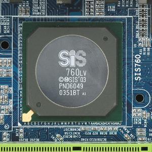 Athlon 64プラットフォーム初のビデオ統合型チップセット「SiS760」
