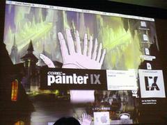 Corel Painter IX起動直後のいわゆる“スプラッシュスクリーン”の画面