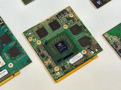 MXMモジュール上に搭載された『GeForce Go 6600』のサンプル。モジュール自体は“MXM-II”と呼ばれるサイズのもの