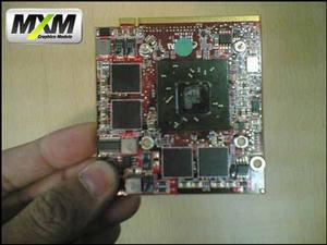 ATIが密かに顧客企業に提供しているという、ATI GPUを載せたMXMカード。写真から推測するに、MXM-III(82×100mm)のカードのようだ