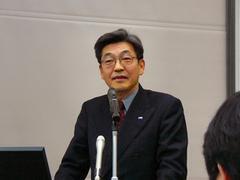 情報漏洩対策ソリューションへの取り組みを語るアイ・オー・データ機器代表取締役社長の細野昭雄氏