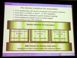 “IBM Charter for iSeries Innovation”