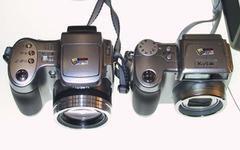 『Kodak EasyShare Z740 Zoomデジタルカメラ』『同 Z700 Zoomデジタルカメラ』の上部操作部分