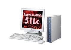 ネットブート型に対応したクライアントパソコン『Express5800/51Lc』。HDDを搭載しない点以外はパソコンとほぼ同様で、Pentium 4モデルとCeleron Dモデルが提供される。価格は6万9800円(Celeron Dモデル)または、8万9800円(Pentium 4モデル)