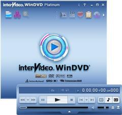 WinDVD 7のプレーヤー画面。操作系を含むサブパネルを分離した状態