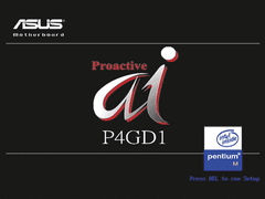 起動画面にもきちんと「Pentium M」のロゴが現れる