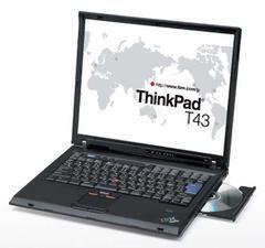 『ThinkPad T43』(15インチ液晶ディスプレーモデル)