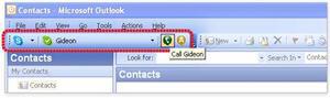 『Skype Toolbar for Outlook』