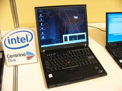 Centrino Duo版ThinkPad Tシリーズ。CPUにはIntel Core Duo T2500-2.0GHzを搭載