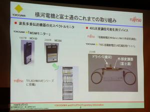 富士通と横河電機の協力により開発された製品の事例