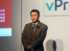 日立製作所 ソフトウェア事業部事業部長の中村孝男氏は、同社の統合システム管理ソリューション“JP1”をiAMTと組み合わせて、管理強化を実現すると表明