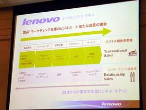 レノボ・ジャパンの2つのビジネスモデル