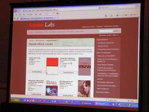 Adobe Digital Editionsを提供するLabsの画面