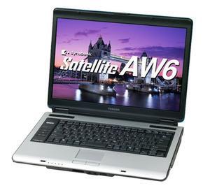 “dynabook Satellite AW6 グラフィック強化モデル”の新機種はCore 2 Duo T7200-2GHzを搭載