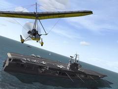 『Microsoft Flight Simulator X』のゲーム画面