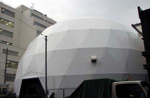 日本橋HD DVDプラネタリウムの特設ドーム型テント