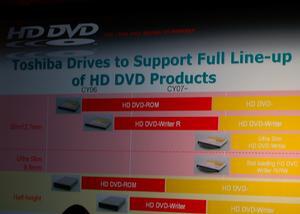 HD DVDドライブのロードマップ