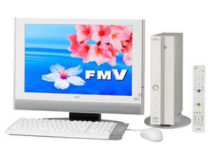 “FMV-DESKPOWER CE”『CE70UW/D』。デジタル放送対応で、付属ディスプレーは20.1インチワイド型
