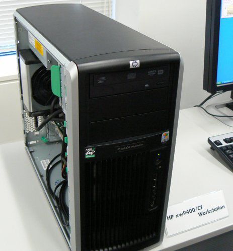 パーソナルワークステーション「HP xw9400/CT Workstation」
