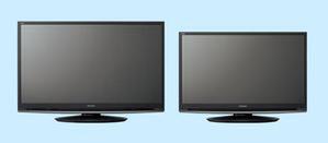 “REAL”MZシリーズ(左が『LCD-H46MZ70』、右が『LCD-H40MZ70』)