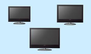 “REAL”MXシリーズ(左から『LCD-H26MX70』、『LCD-H37MX70』、『LCD-H32MX70』)