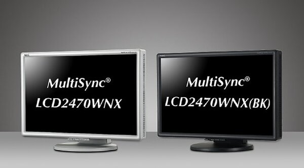 MultiSync LCD2470WNXとMultiSync LCD2470WNX(BK)