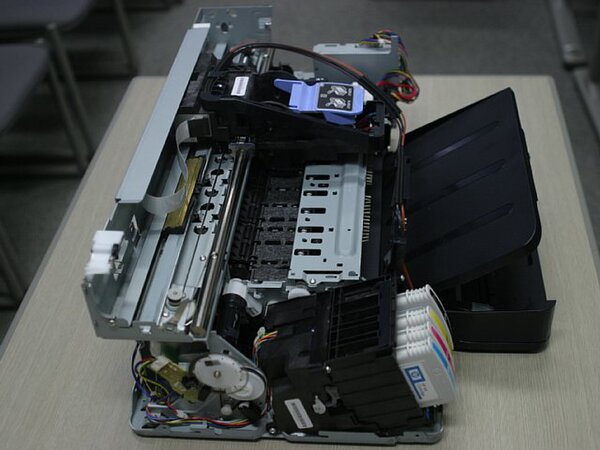 HP Officejet Pro K5300の内部