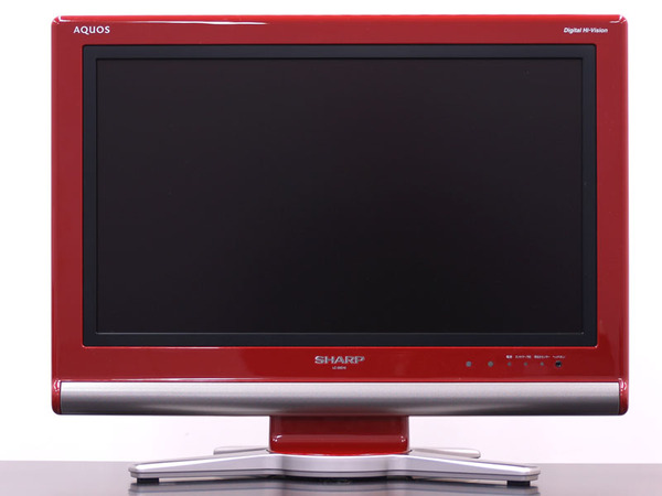 SHARP AQUOS液晶テレビ LC-20D10 カラー赤 - テレビ