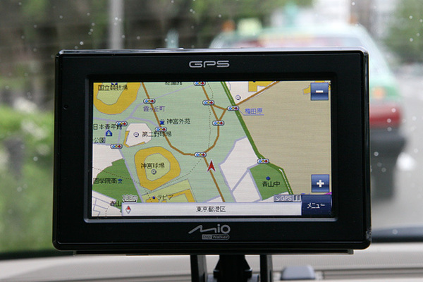 GPS衛星を補足