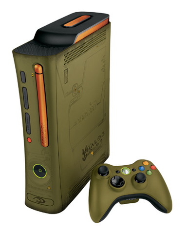 XBOX360 本体 ヘイロー3 / Halo 3 限定版 本体綺麗 箱痛 動作