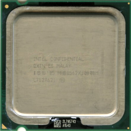 「Core 2 Extreme QX6850」表面