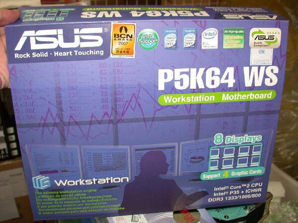 「P5K64 WS」パッケージ