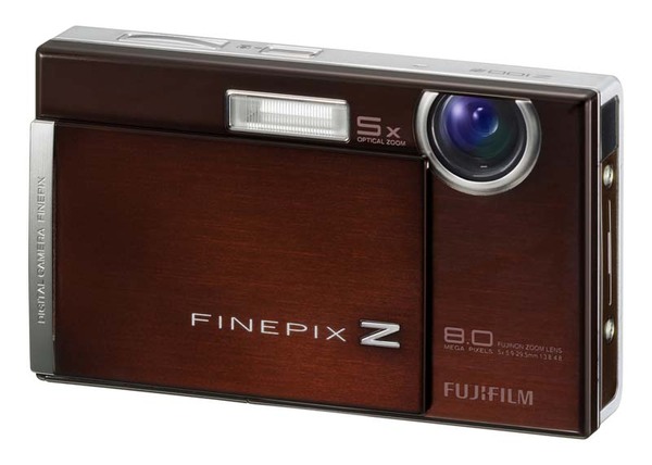 FinePix Z100fdのブラウンモデル