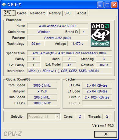 125W版CPU-Z
