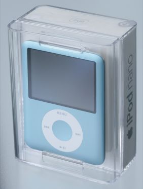 iPod nanoブルー