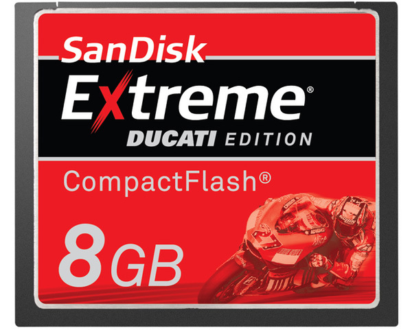 サンディスク Extreme ドゥカティエディション コンパクトフラッシュ(8GB)