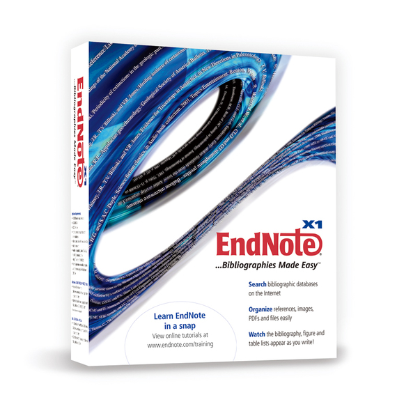 EndNote X1 Macintosh版
