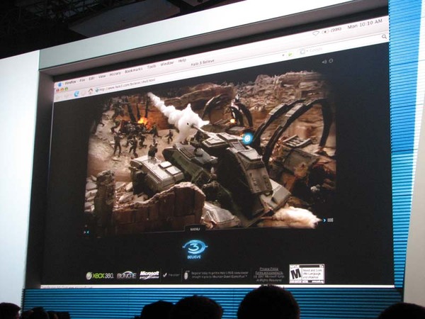 アドビが珍しく（？）マイクロソフトを誉めまくった、「Halo 3」のオフィシャルサイト
