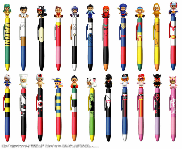 Ascii Jp ラナ キューピーと漫画 アニメのキャラクターをコラボさせたボールペンを発売