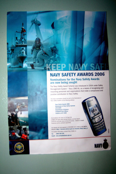 「KEEP NAVY SAFE」のポスター