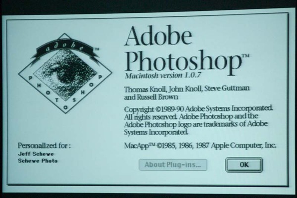 Adobe Phoptoshop 1.0