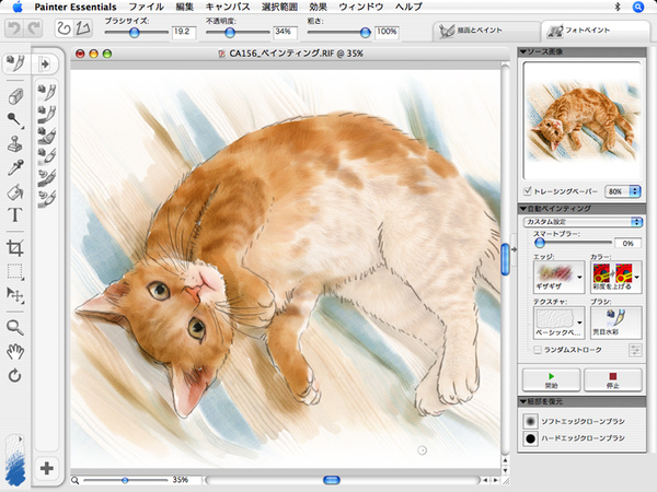 ASCII.jp：レビュー：Corel Painter Essential 4 (1/2)