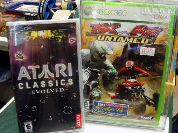 「ATARI Classics Evolved」と「MX vs. ATV: Untamed」