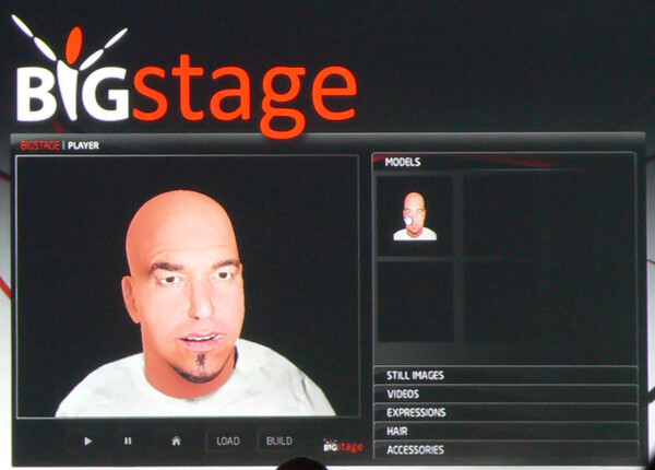 3Dアバター作成サービス「BigStage」に3点の写真を取り込む