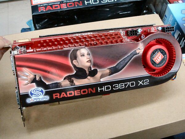 「RADEON HD3870 X2 1GB DDR3 PCI-E BOX」
