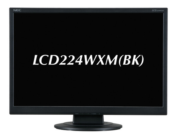 ブラックモデルの「LCD224WXM(BK)」