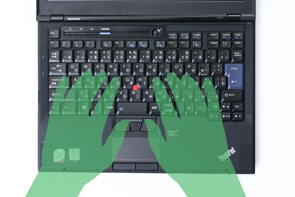 X300のキーボード