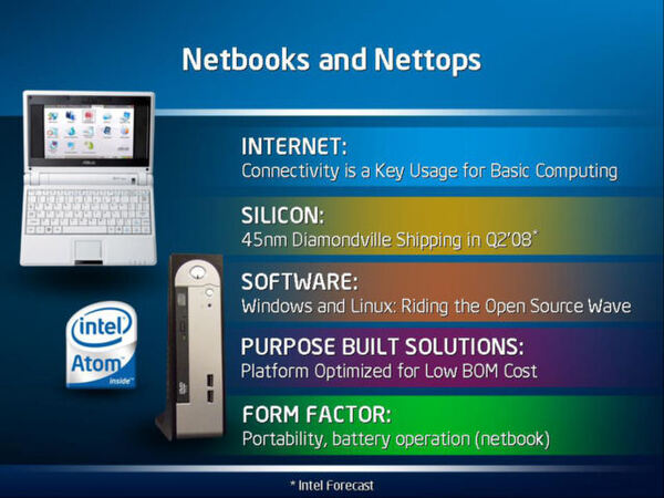 Netbook/Nettopの特徴